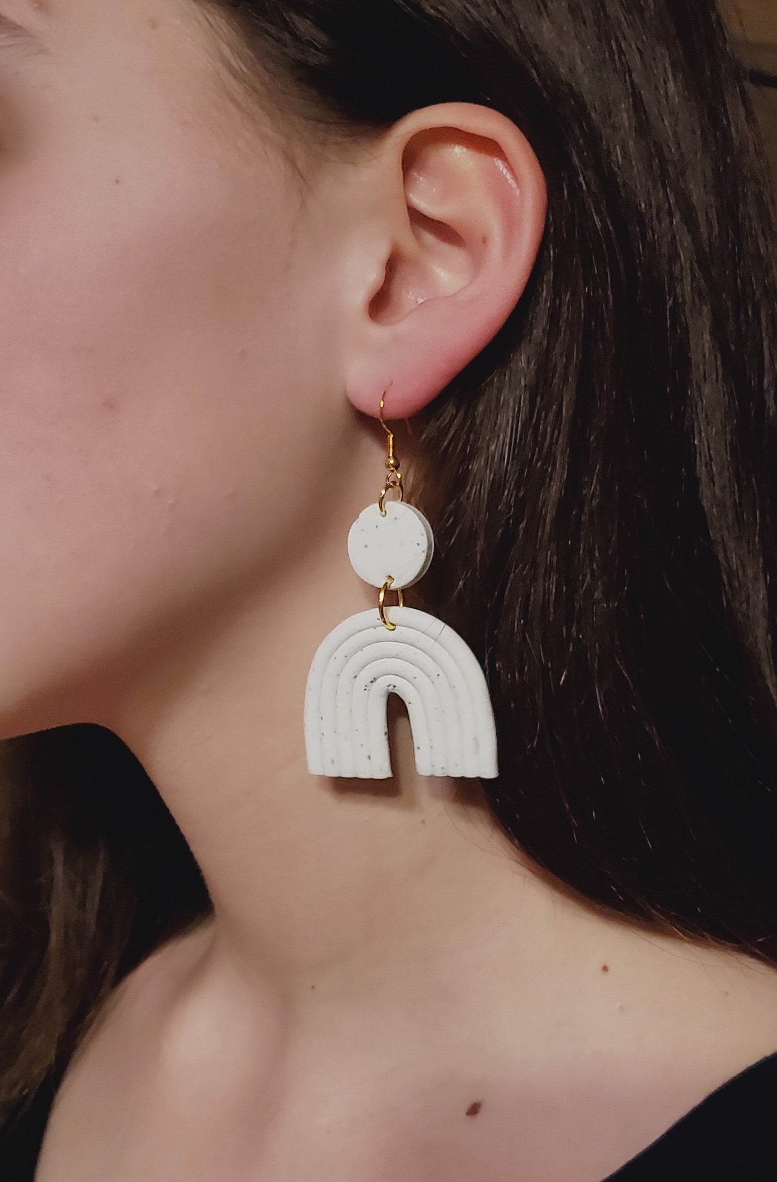 Clay Arch Earrings