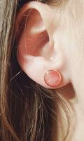 Rose Quartz Earrings