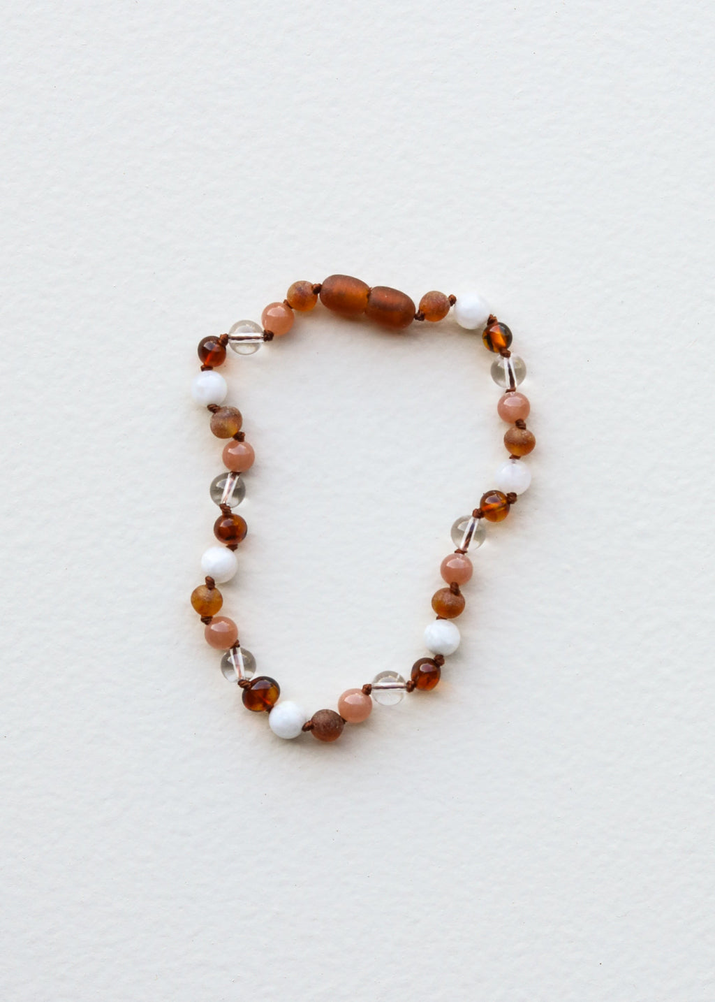 Baltic Sea Amber || Sunstone + Moonstone || Natural Gemstone Necklace by CanyonLeaf