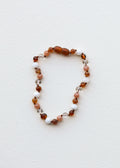 Baltic Sea Amber || Sunstone + Moonstone || Natural Gemstone Necklace by CanyonLeaf