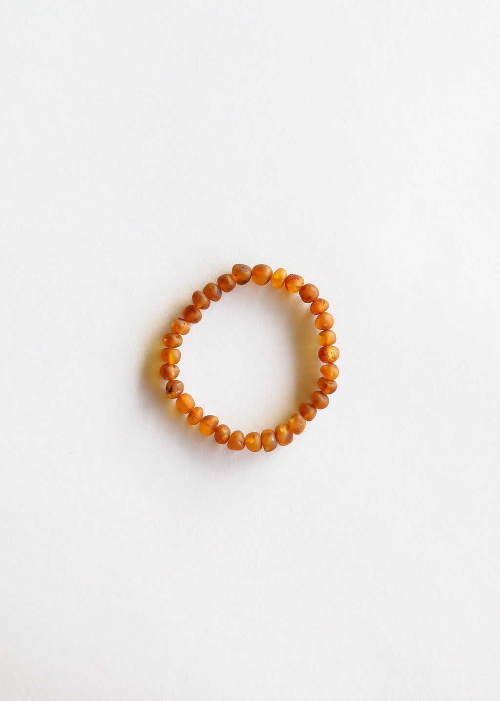 Raw Cognac Baltic Amber || Adult Bracelet