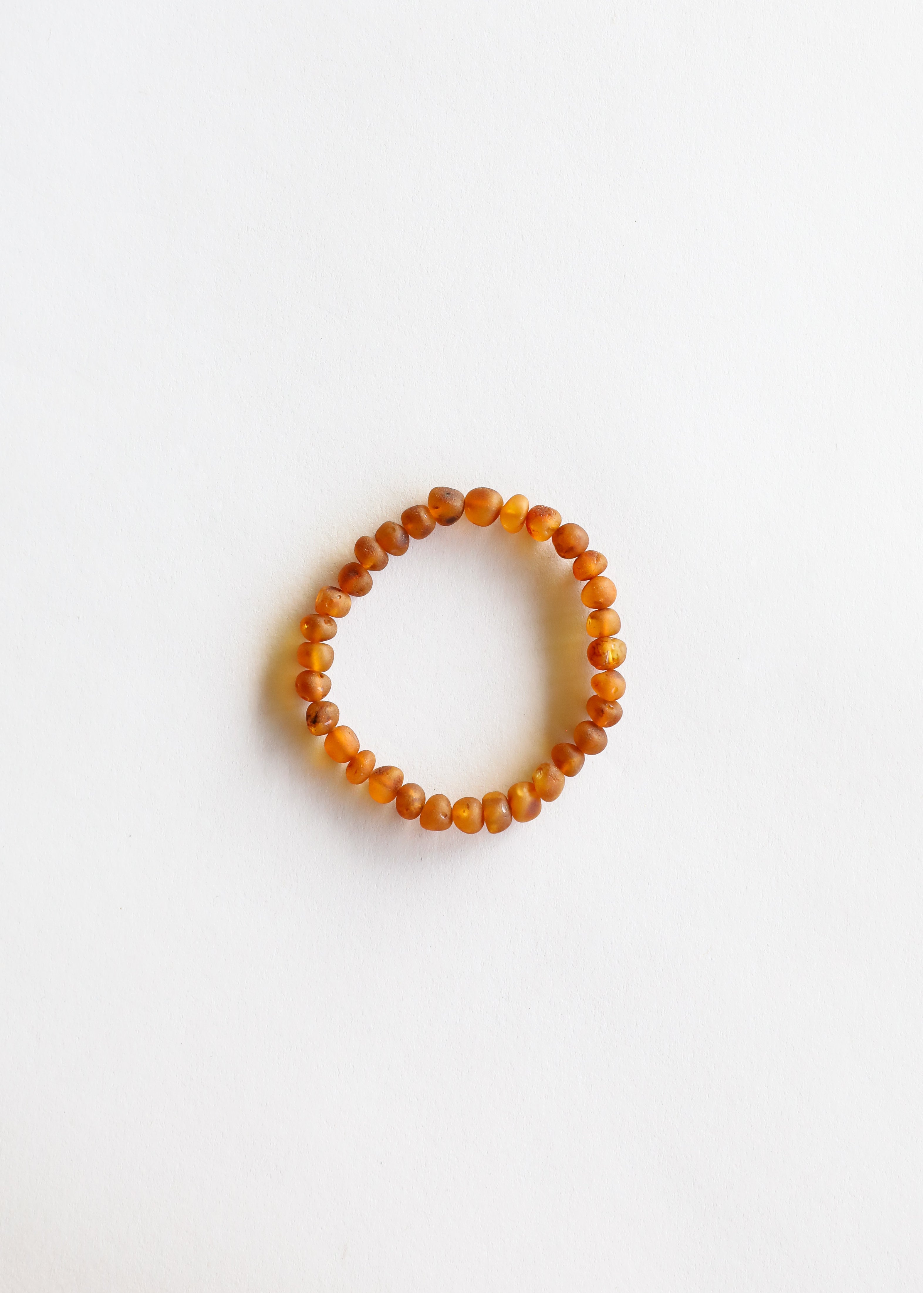 Raw Cognac Baltic Amber || Adult Bracelet
