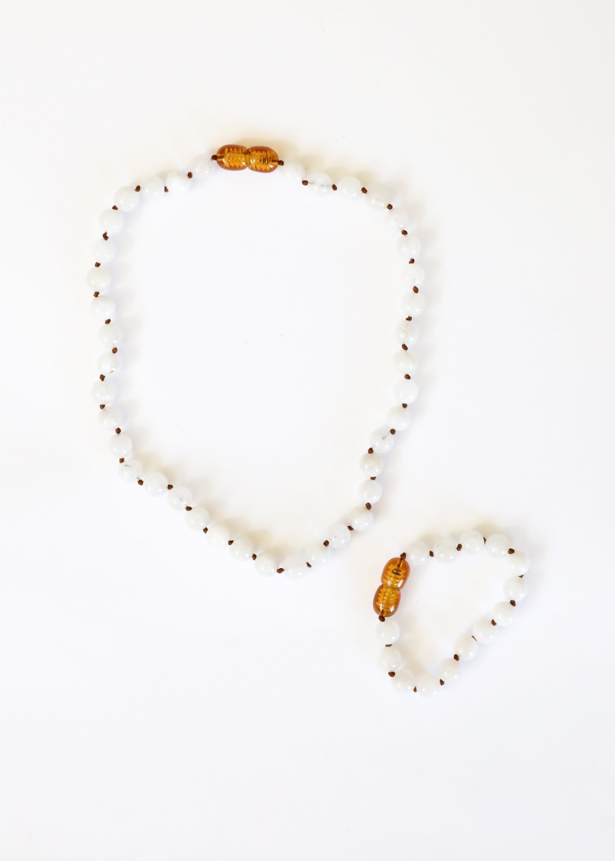 Pure Gemstone + Moonstone || Anklet or Bracelet