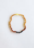 Raw Ombre Baltic Amber + Lava || Necklace