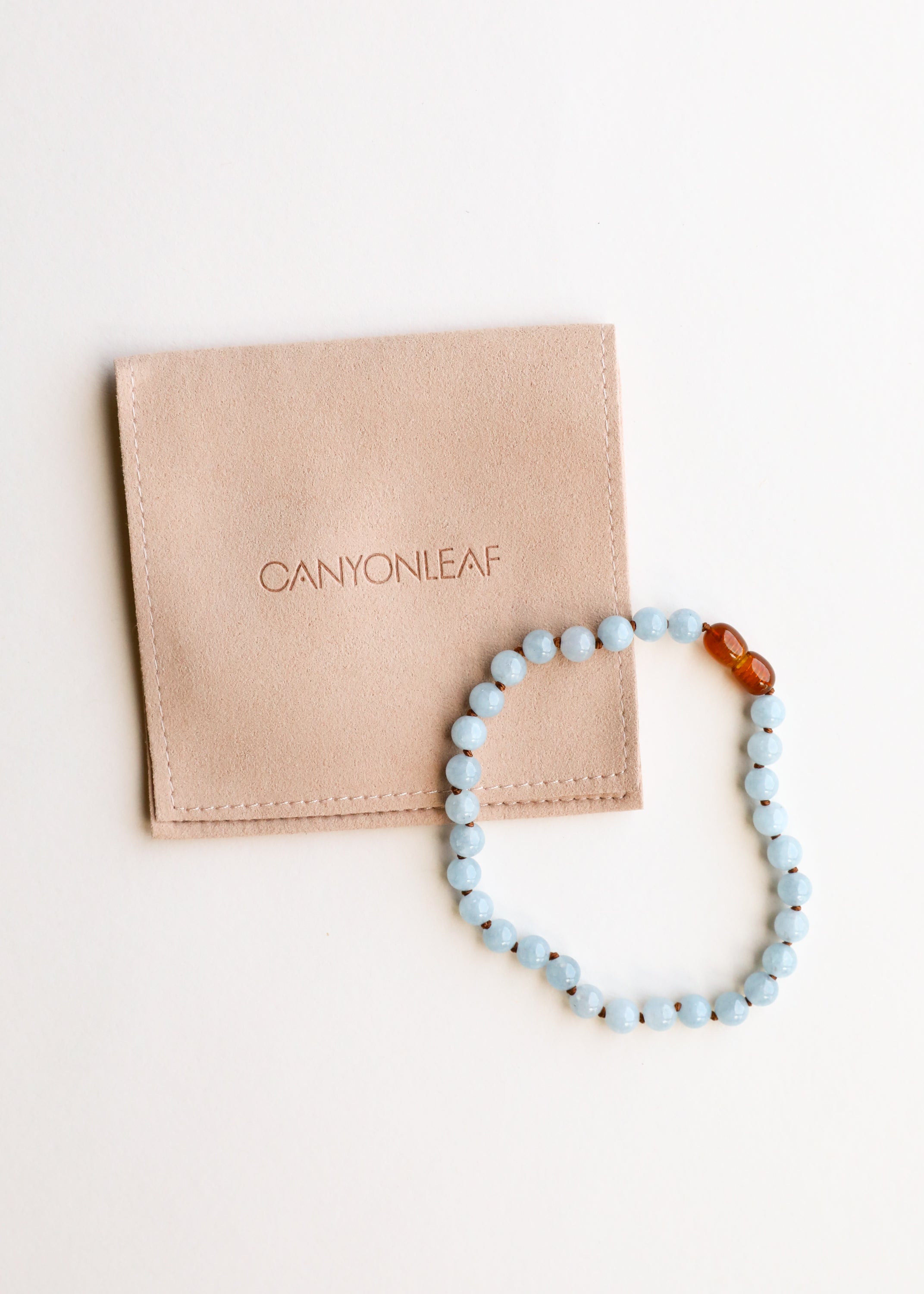 Pure Gemstone + Aquamarine|| Anklet or Bracelet by CanyonLeaf
