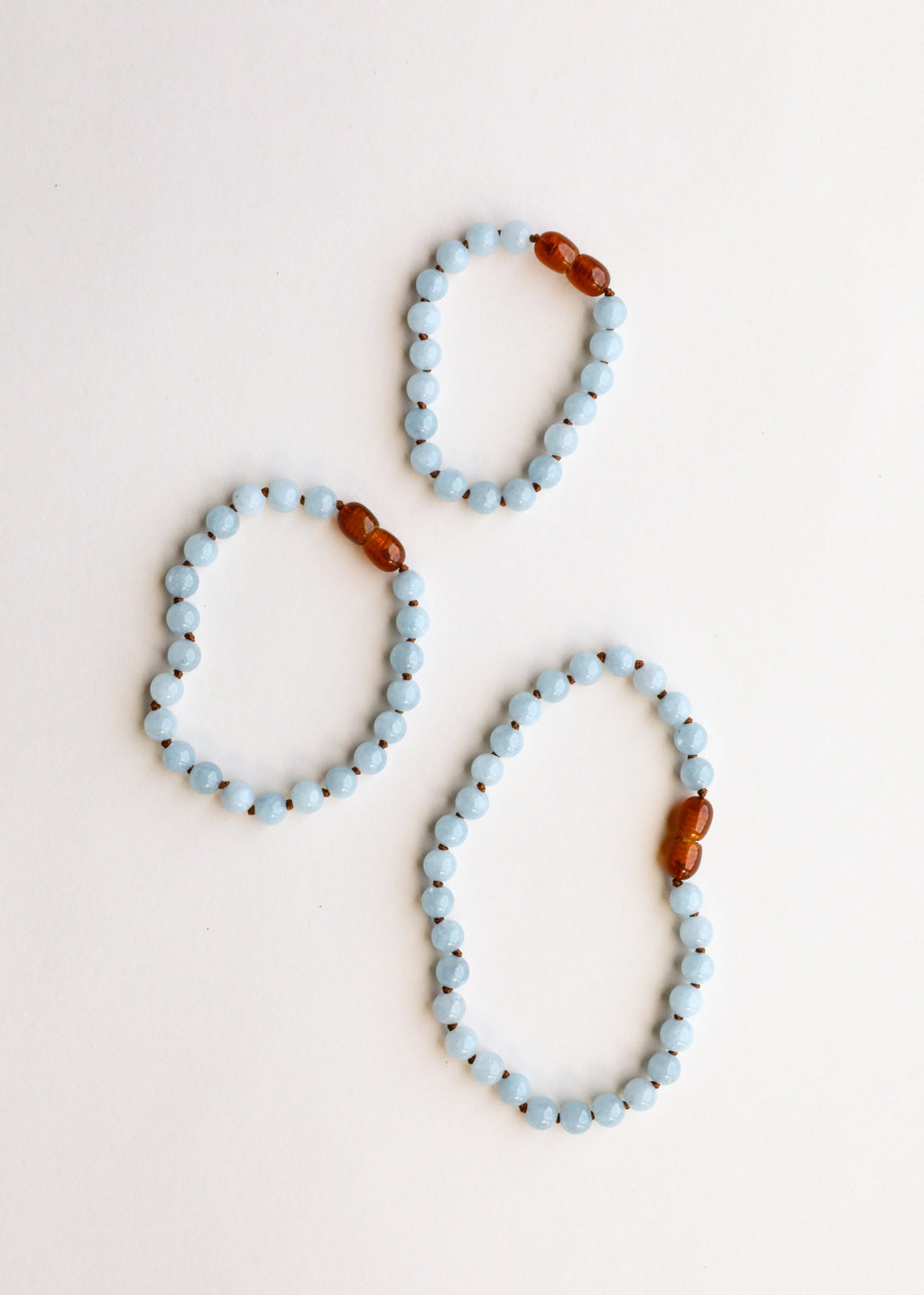 Pure Gemstone + Aquamarine|| Anklet or Bracelet by CanyonLeaf