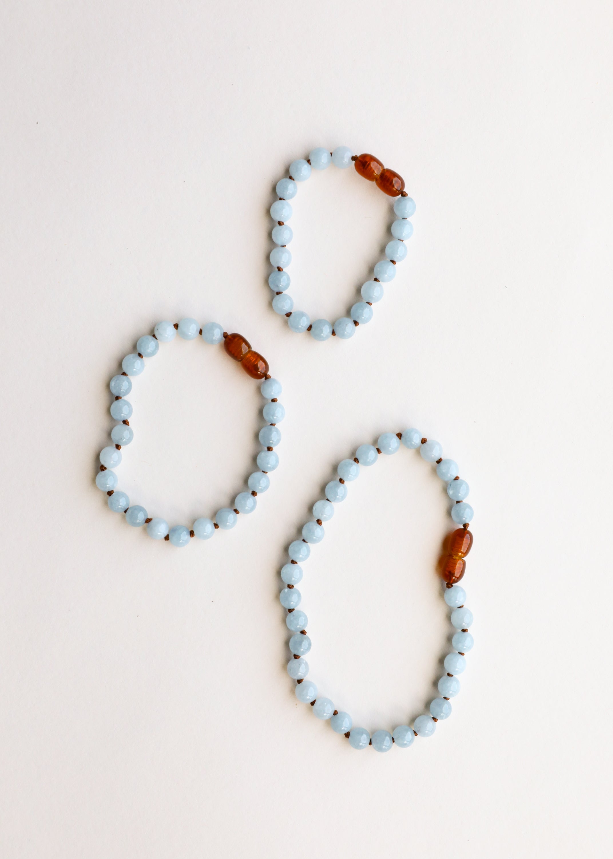 Pure Gemstone + Aquamarine|| Anklet or Bracelet by CanyonLeaf