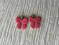 Polymer Clay Bow Earrings
