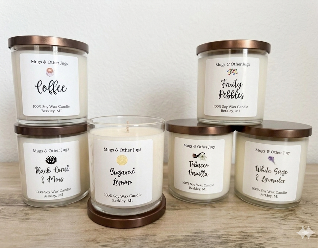 9.5oz Candles | Spring/Summer by Mugs & Other Jugs