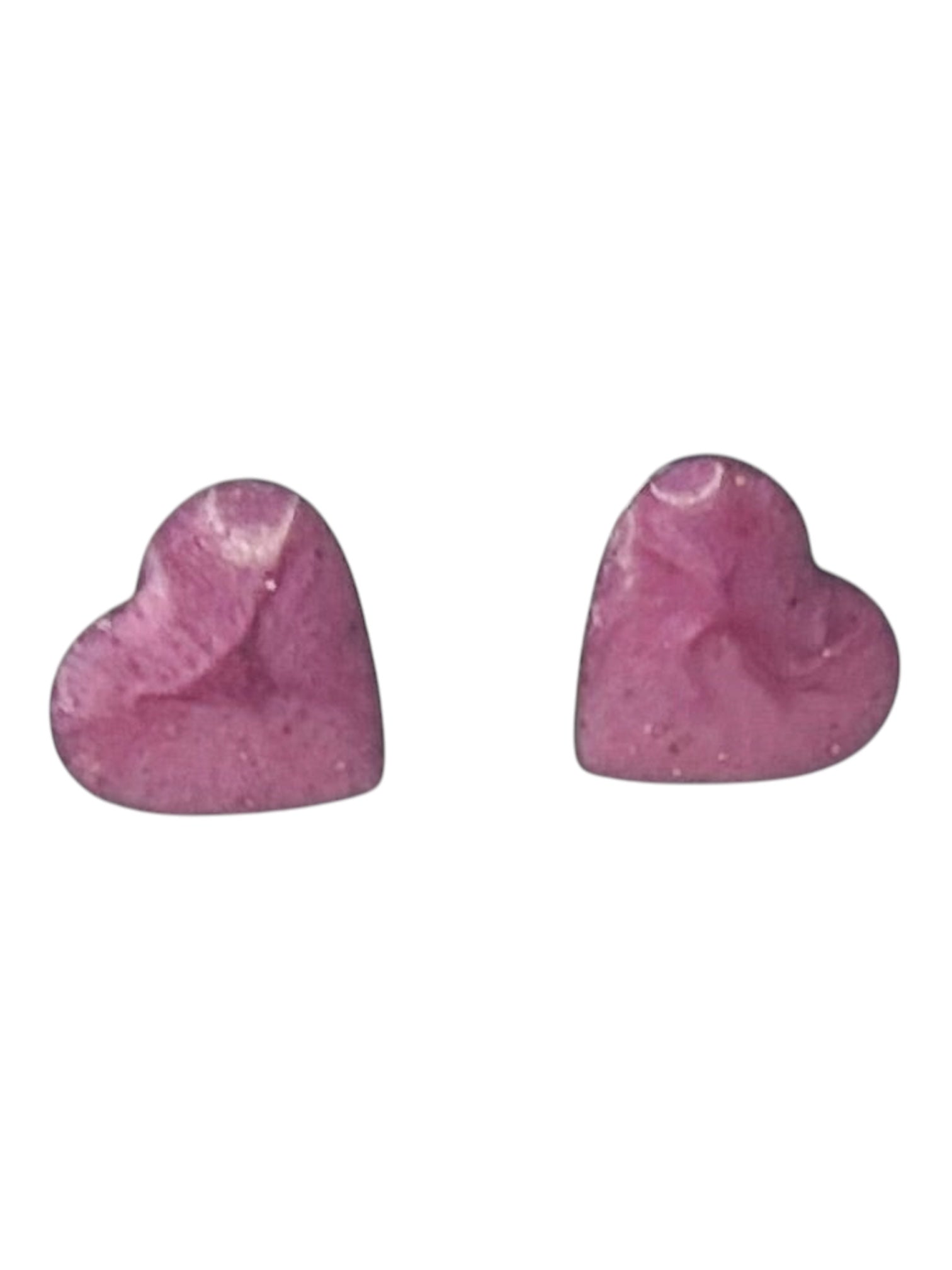 Pink Heart Earrings by West Cove