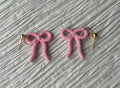 Polymer Clay Ribbon Earrings