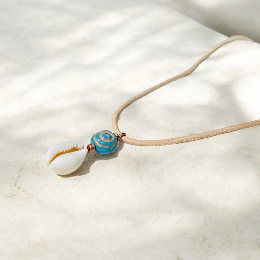 The Vintage Coastal Cowrie Necklace by West Cove