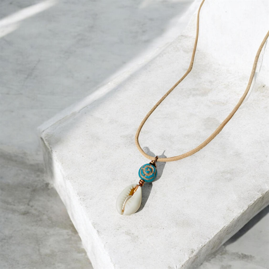 The Vintage Coastal Cowrie Necklace by West Cove