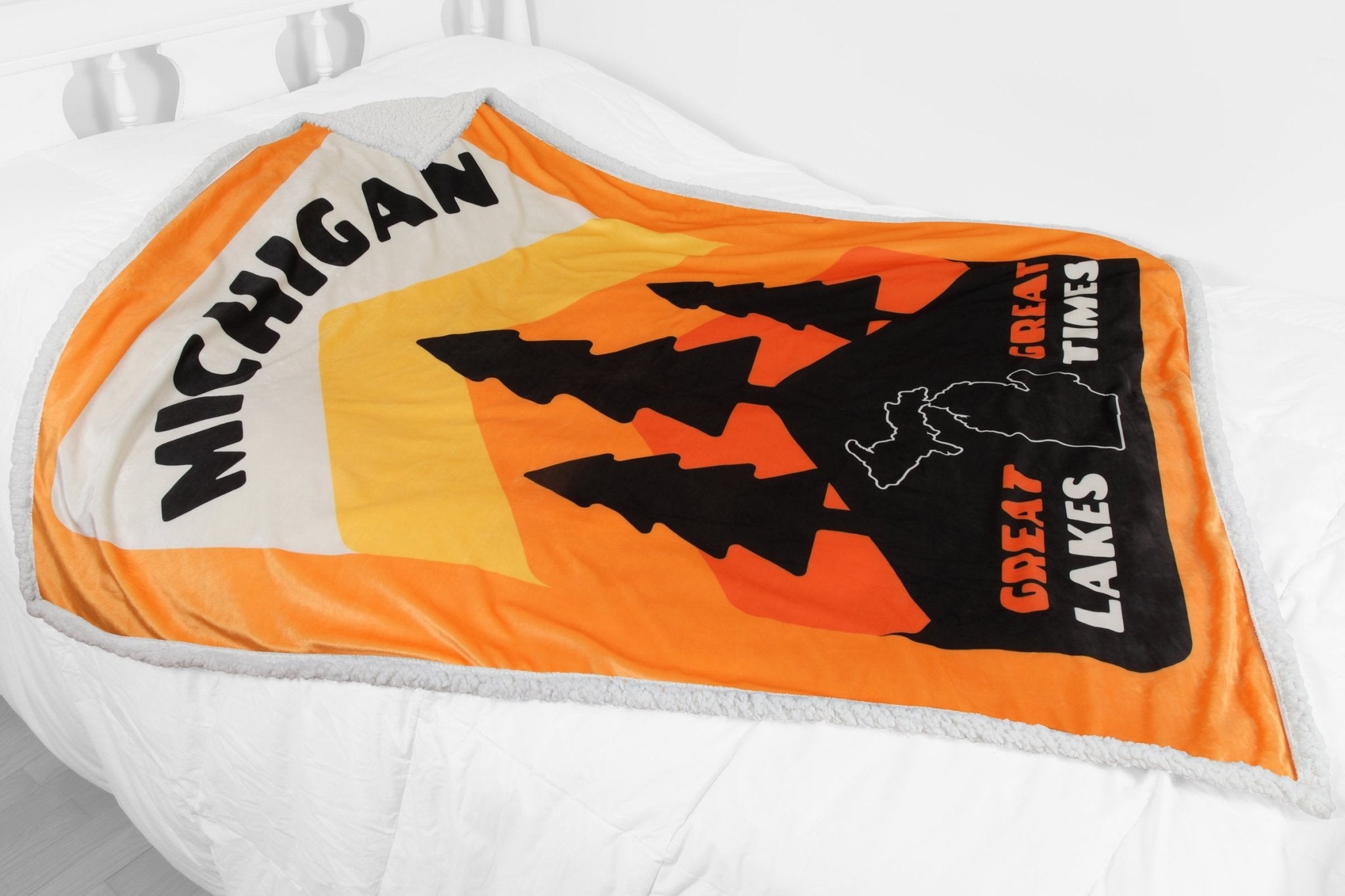 Blanket - Michigan Pines by Detroit Shirt Company