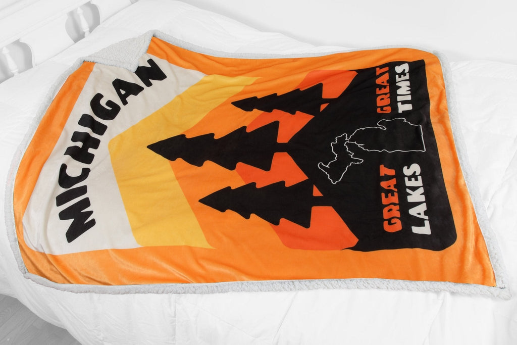 Blanket - Michigan Pines by Detroit Shirt Company