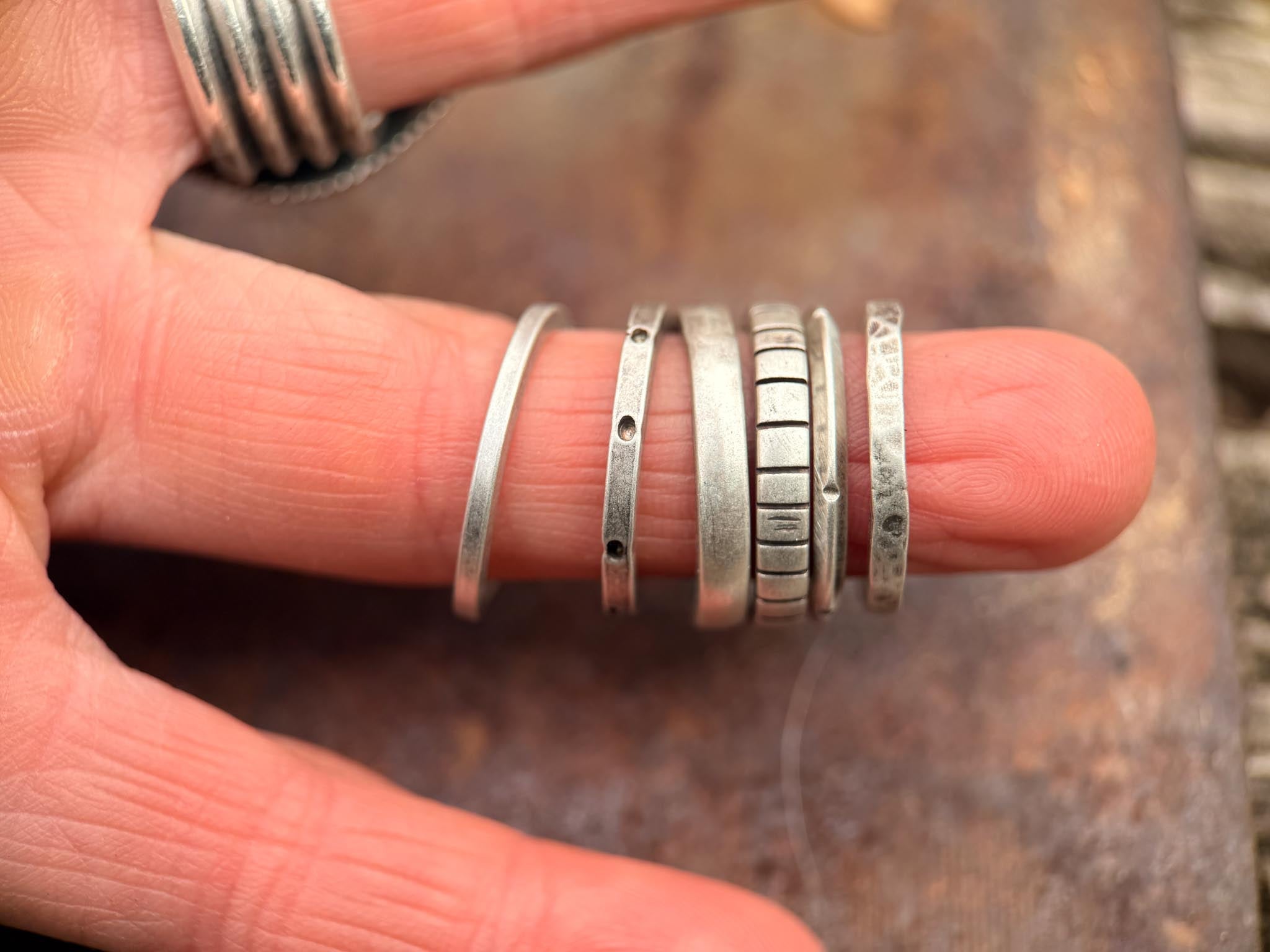 Stacking Rings | Sterling Silver by mend metalworks