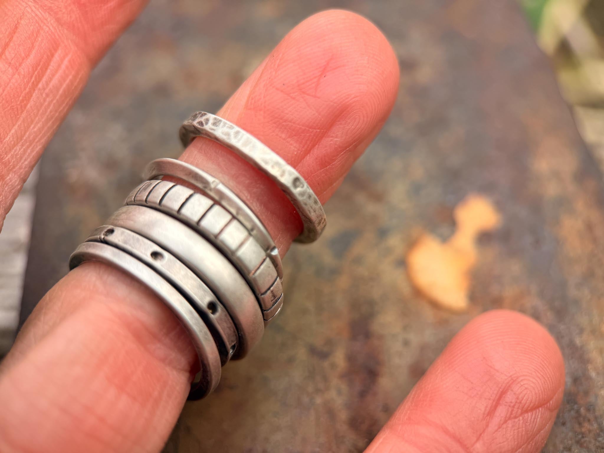 Stacking Rings | Sterling Silver by mend metalworks