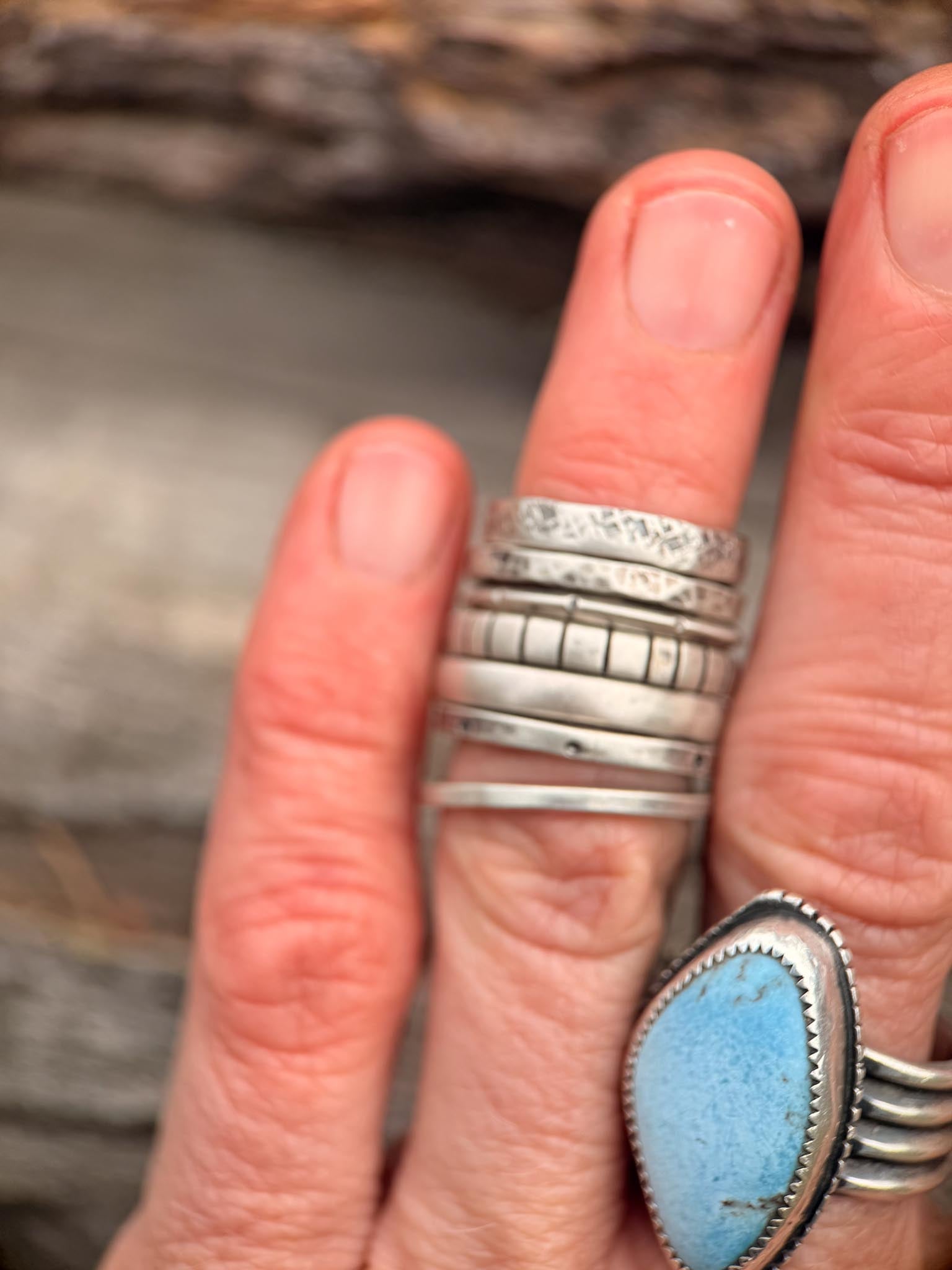 Stacking Rings | Sterling Silver by mend metalworks