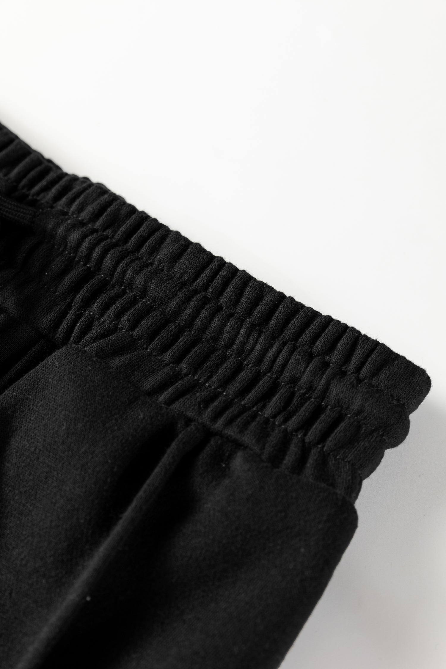 Solid Seam Drawstring Wide Leg Sweatpants by Pretty Bash