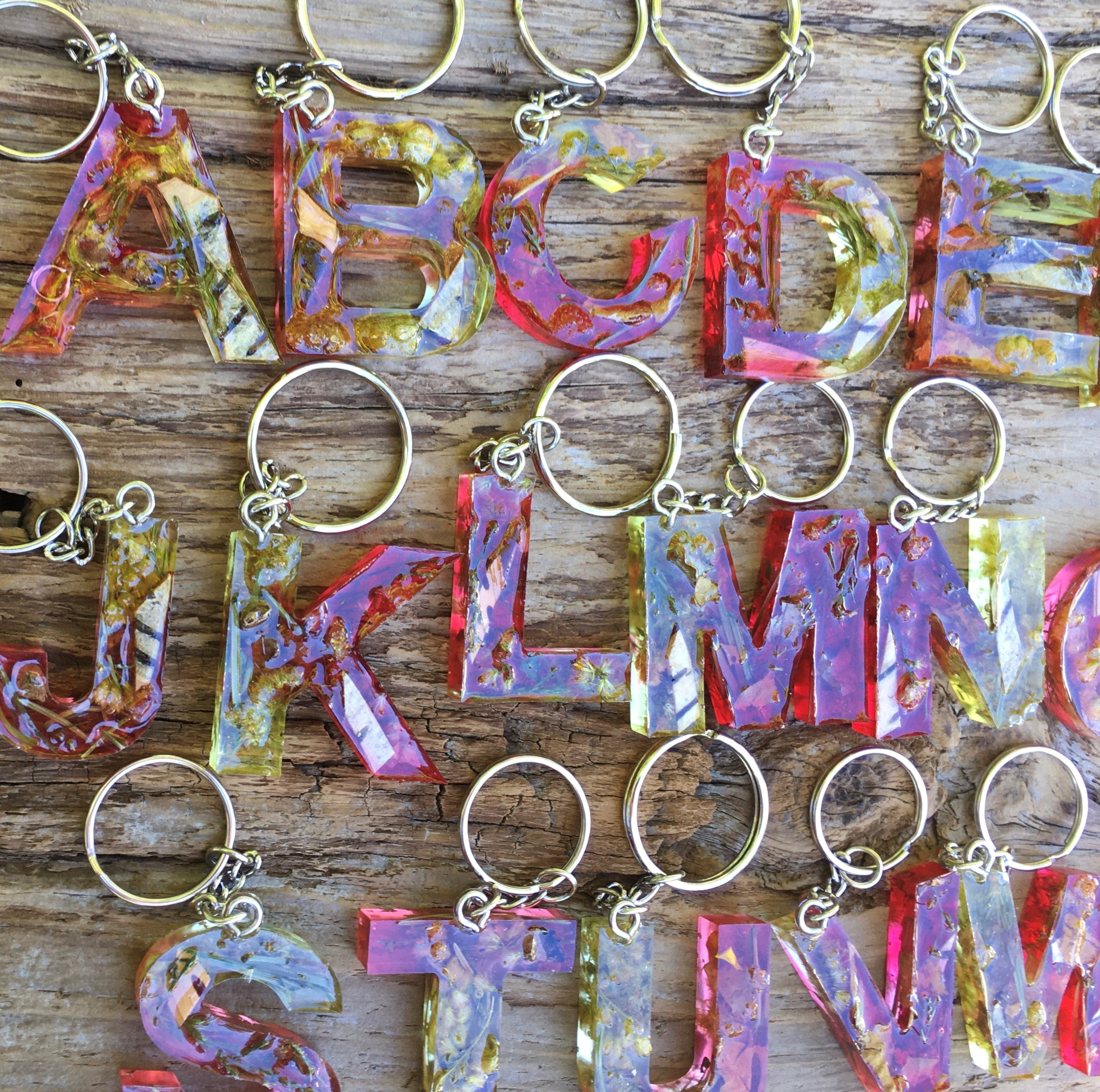 Letter Keychain