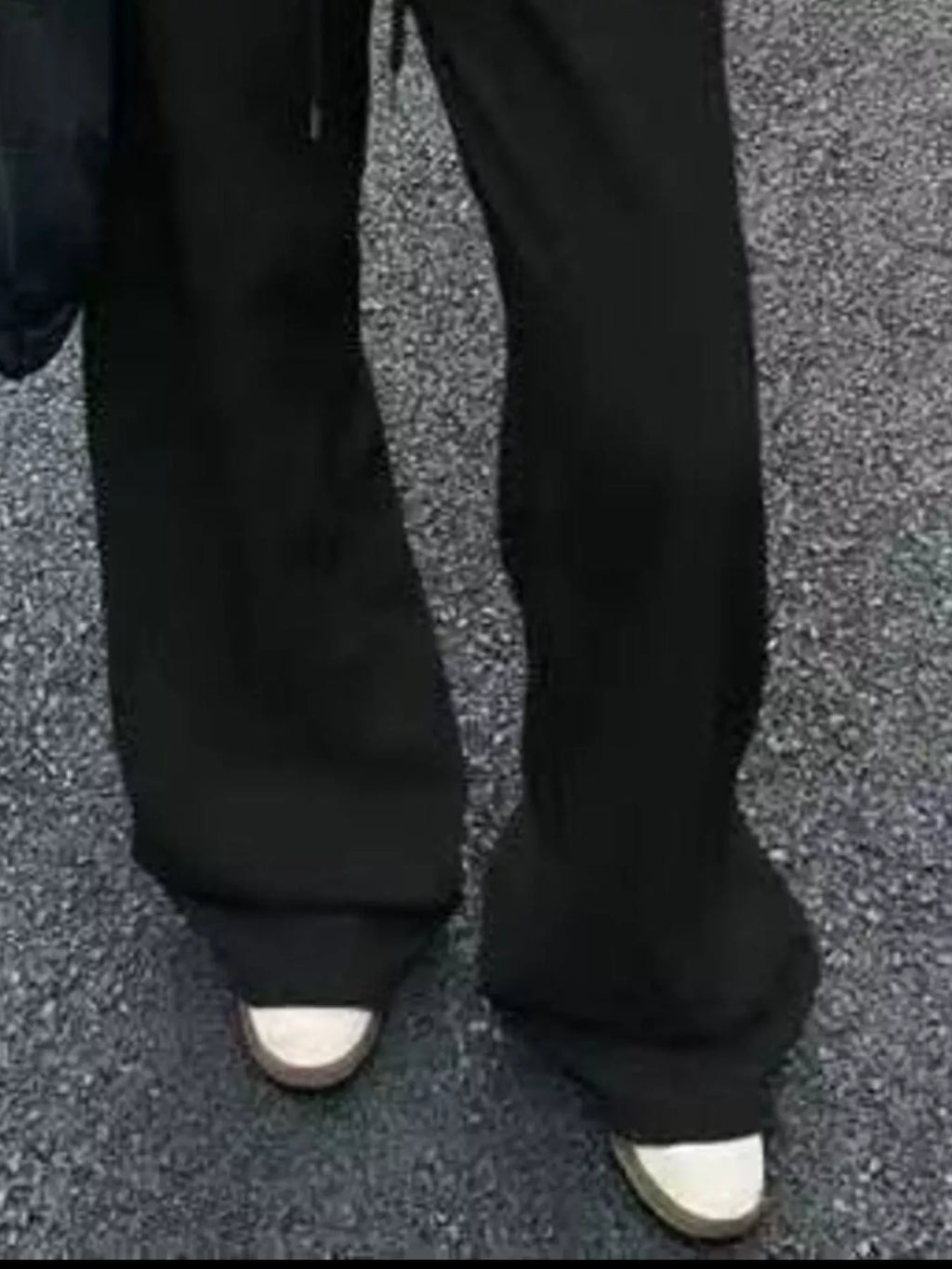 Wide Leg Drawstring Sweatpants by THRIXINE