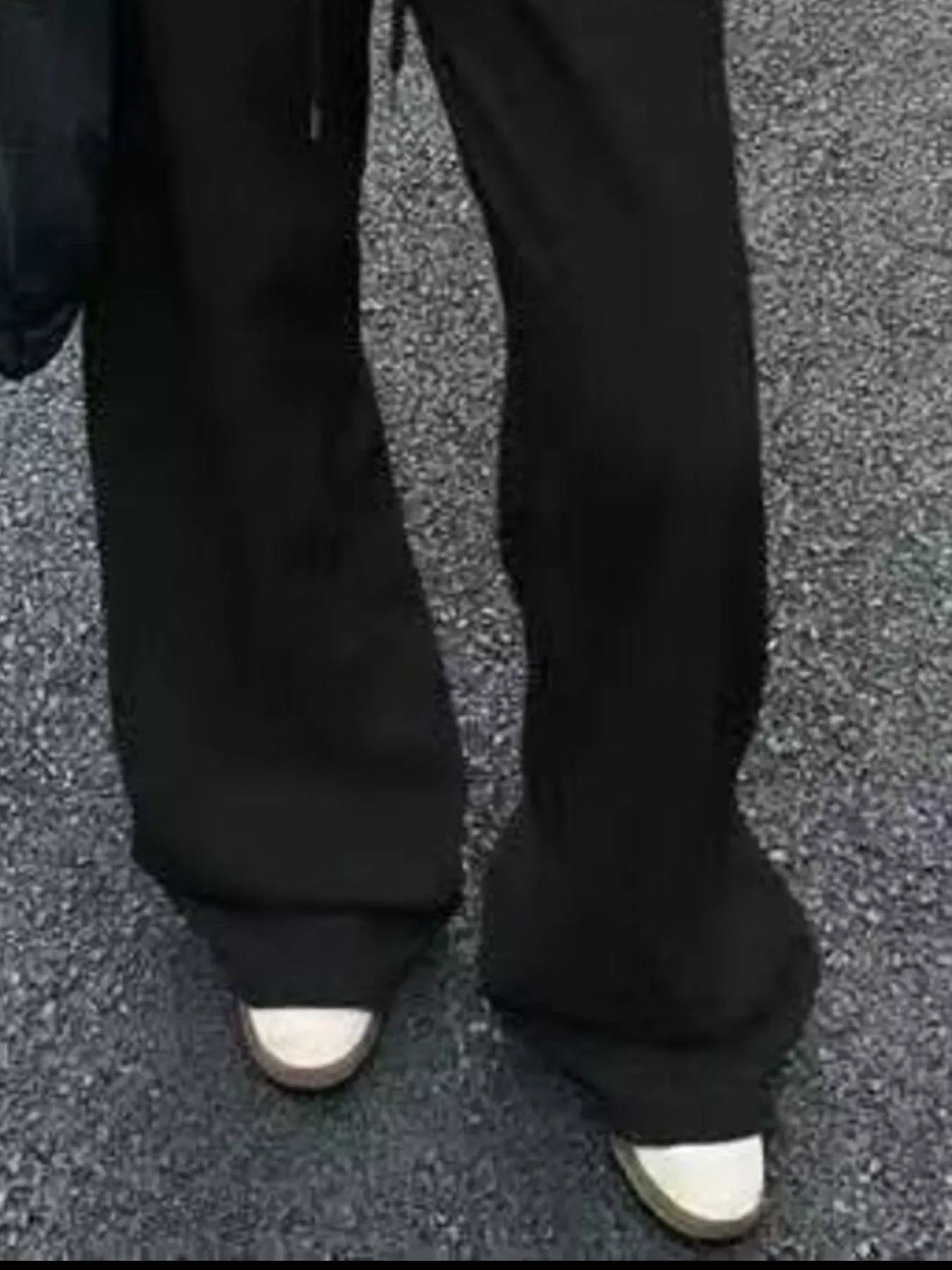 Wide Leg Drawstring Sweatpants by THRIXINE