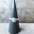 Turquoise Stacking Ring by mend metalworks