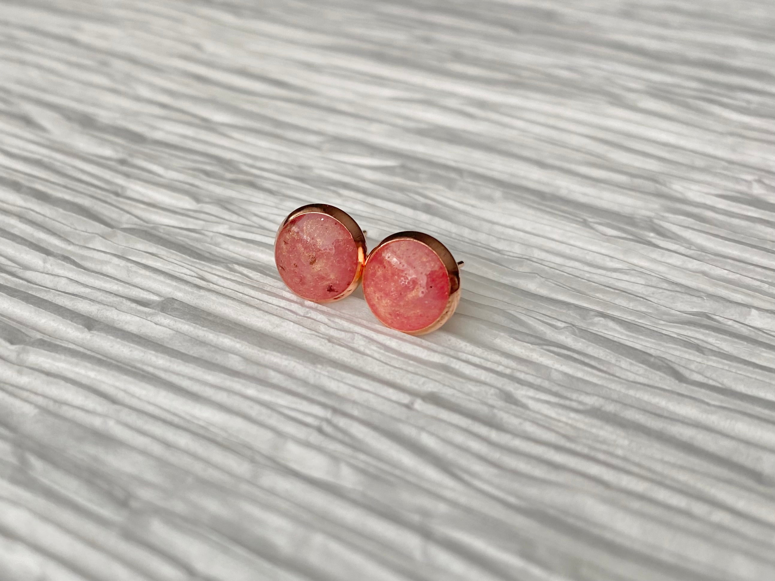 Rosewater Glow Studs