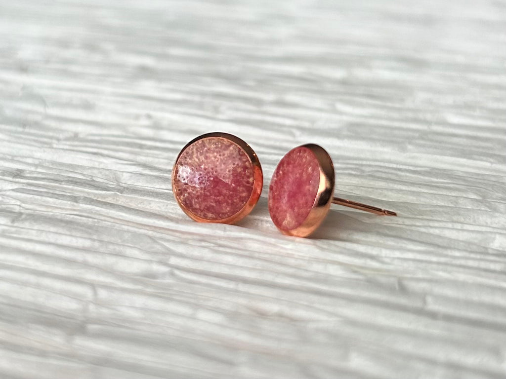 Rosewater Glow Studs