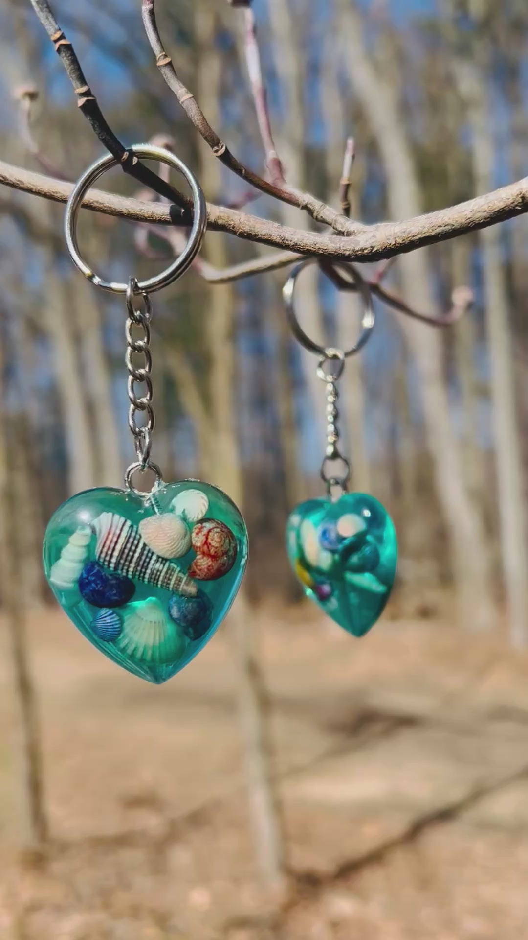 Heart of Lake Michigan Keychain