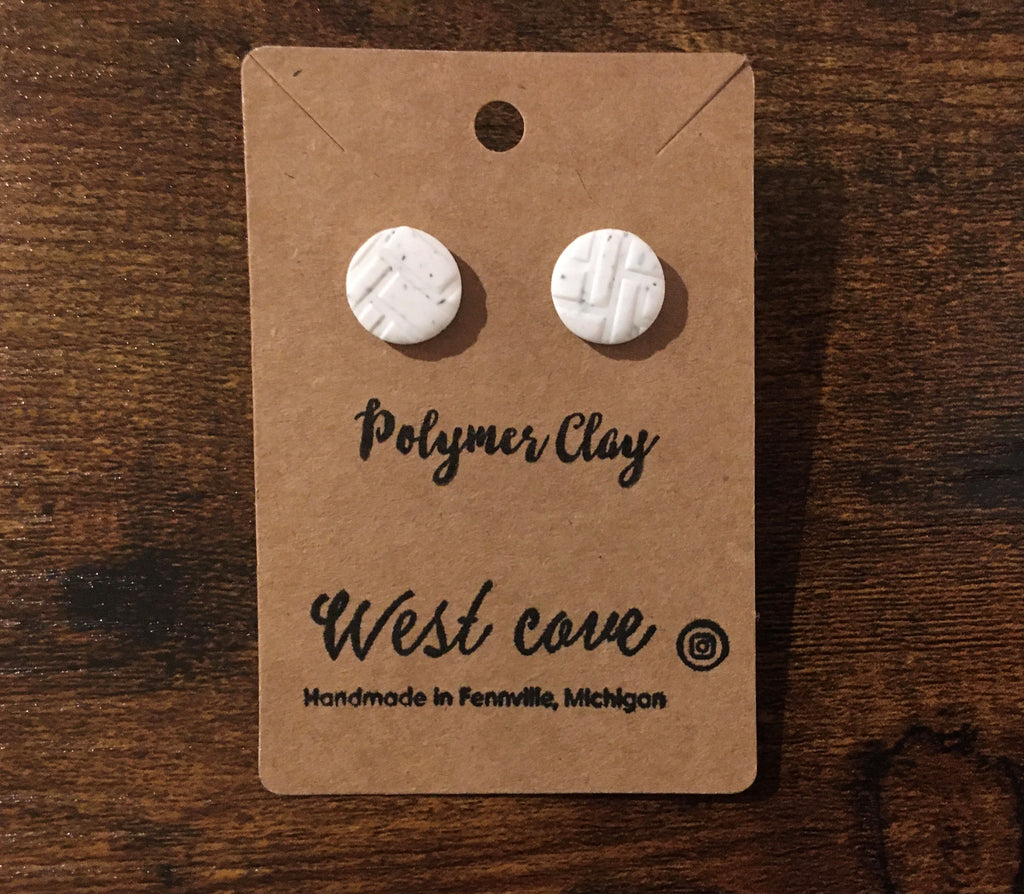 Speckled Clay Earrings